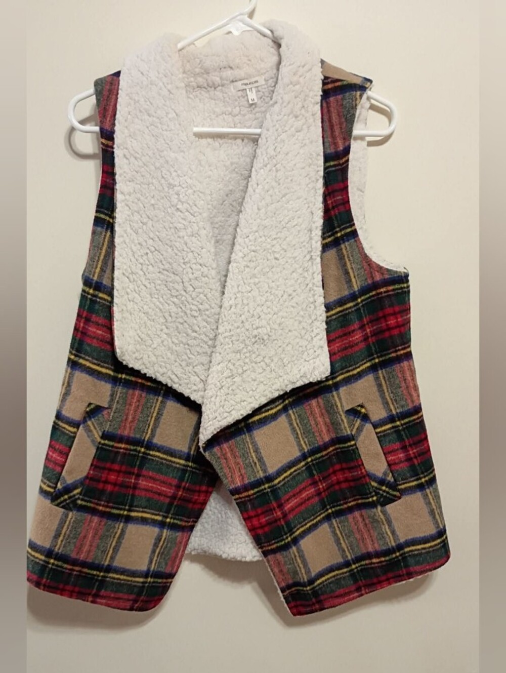 2-Maurices Vests/Cardigan Size Medium NWT